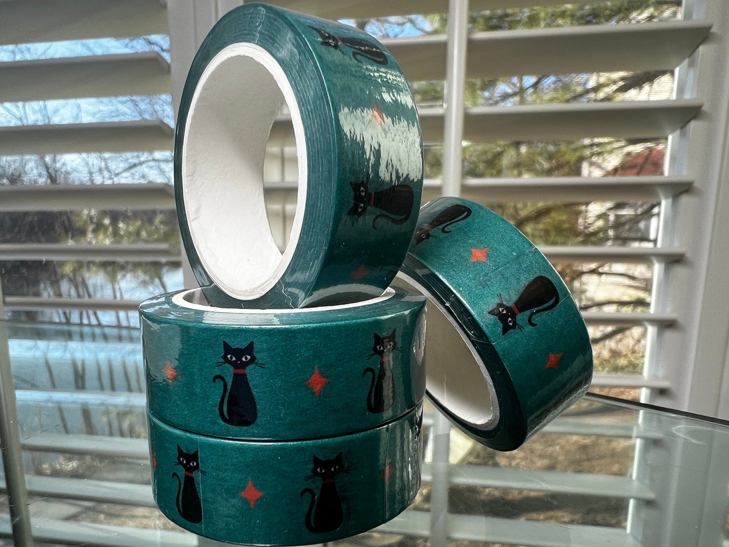 Mid Century Cat Washi Tape