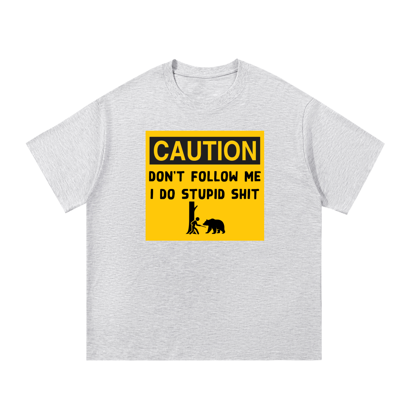 Funny “Caution Don’t Follow Me” T-Shirt | Hiking Humor Tee | Sarcastic Adventure Shirt