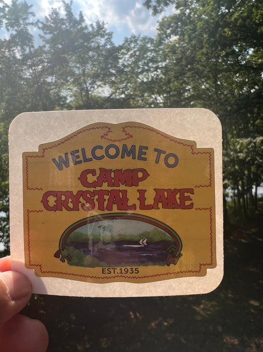 Camp Crystal Lake Sticker