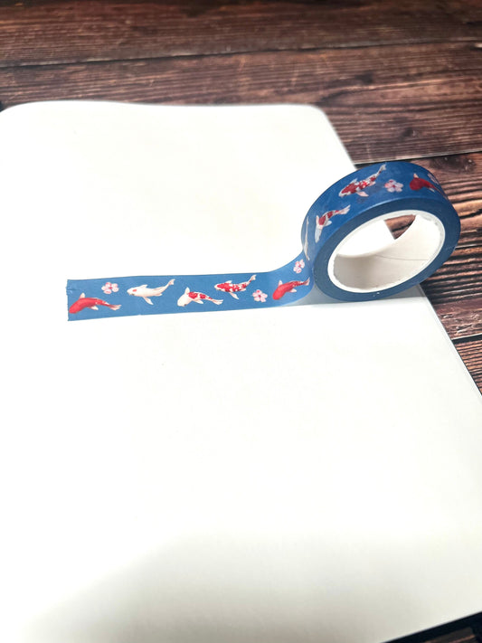 Koi Fish in Water Washi Tape