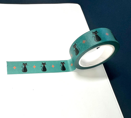 Mid Century Cat Washi Tape