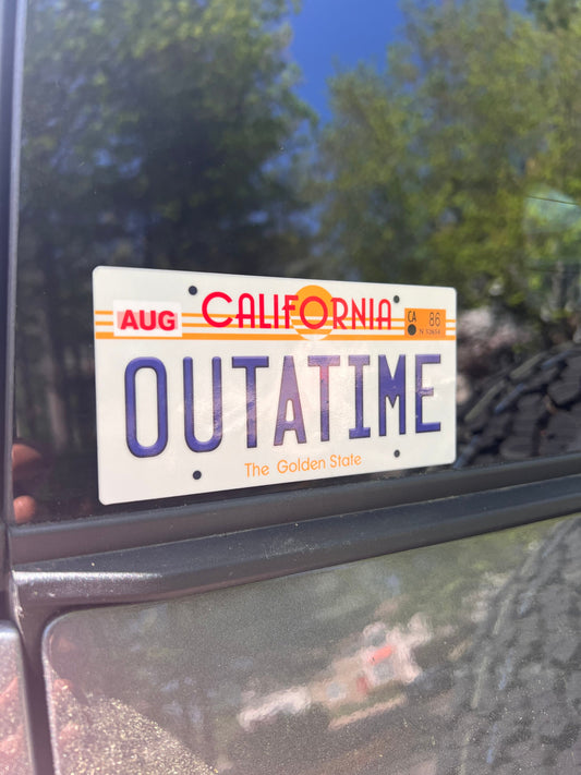Back to The Future Outatime Sticker