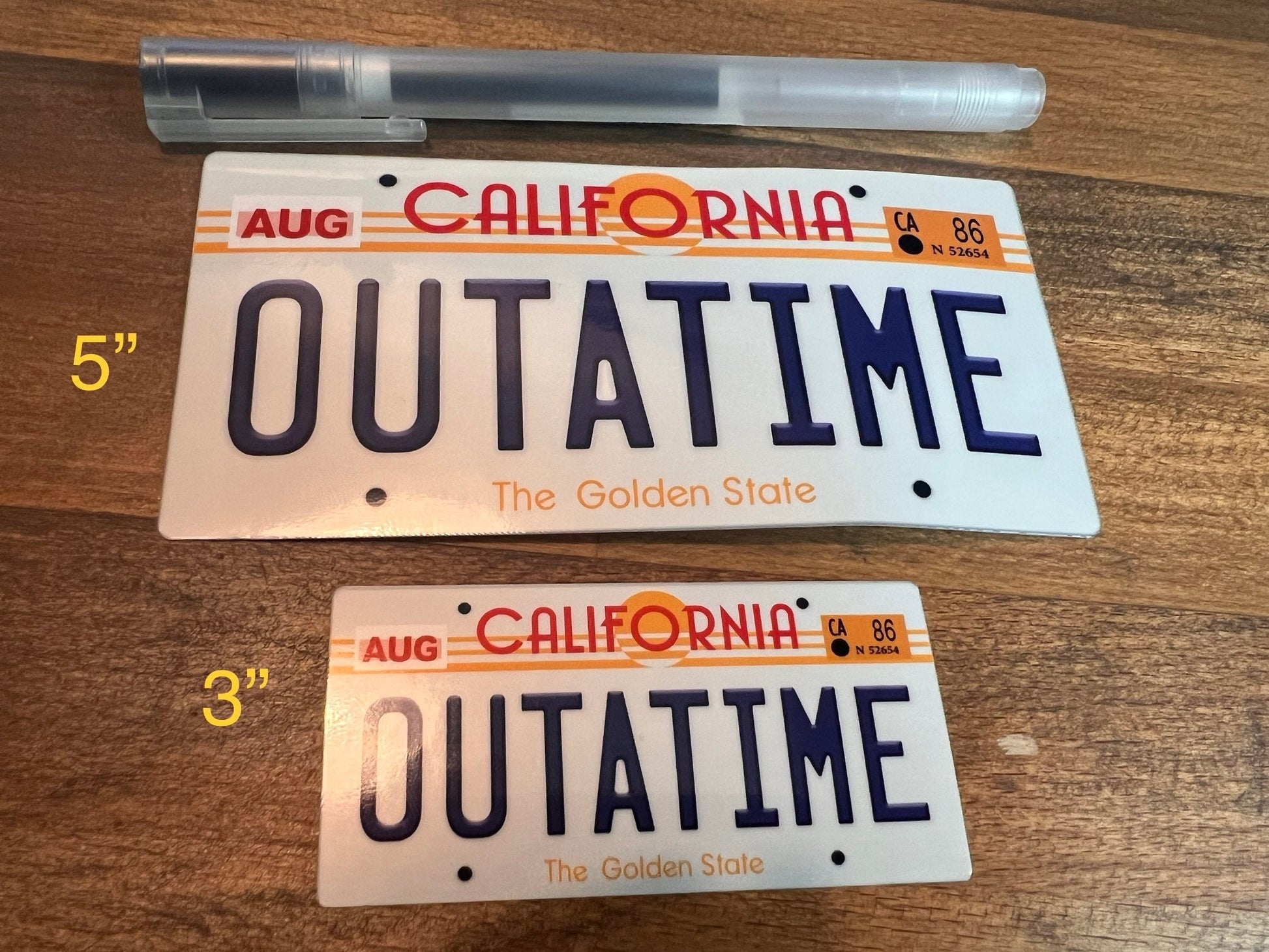 Back to The Future Outatime Sticker
