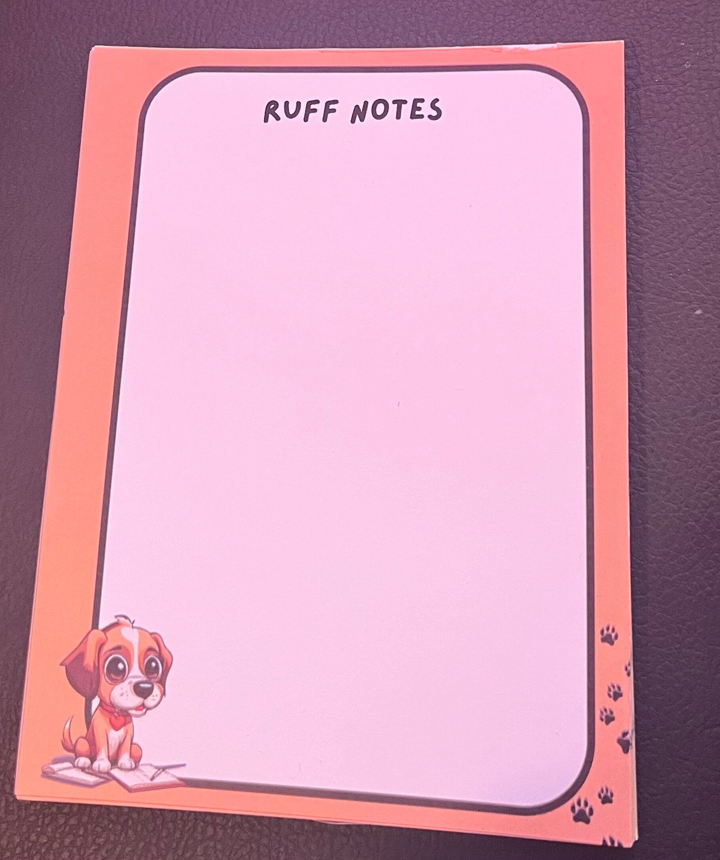 Ruff Notes - Cute 4.25x5.5" Notepads for your thoughts